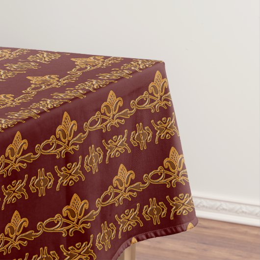 Nappe Rétro floral de style baroque (In Situ)