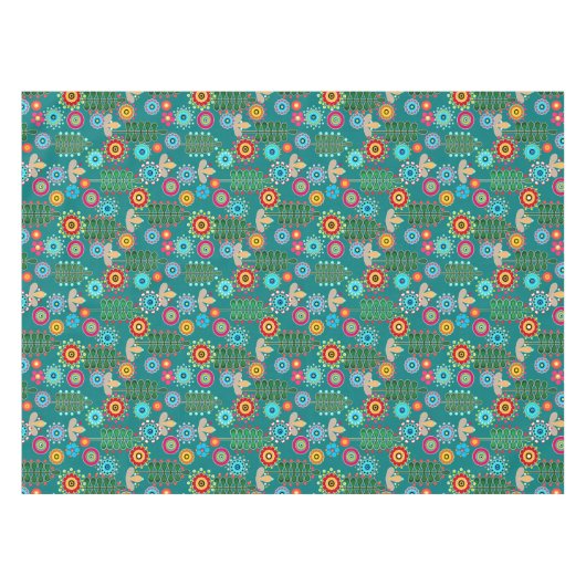 Nappe Rétro, Flower Patch (Devant (Horizontal))