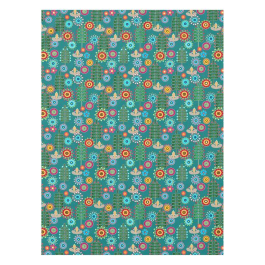 Nappe Rétro, Flower Patch (Devant)