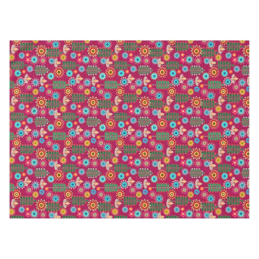 Nappe Rétro, Flower Patch (Devant (Horizontal))