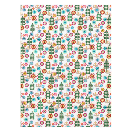 Nappe Rétro, Flower Patch (Devant)