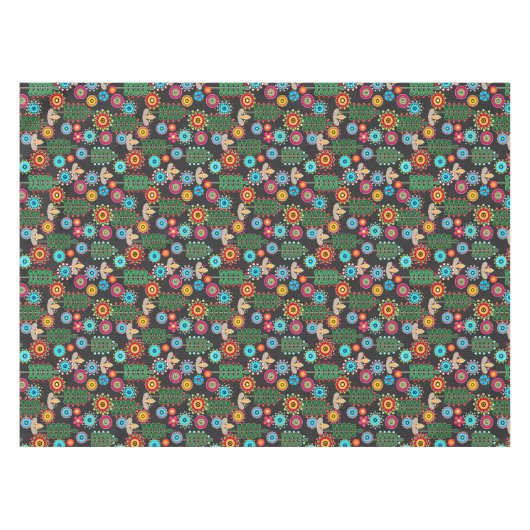 Nappe Rétro, Flower Patch (Devant (Horizontal))