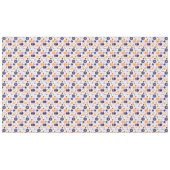 Nappe Rétro Géométrique Abstrait Pat#7 Indigo ID1067 (Devant (Horizontal))