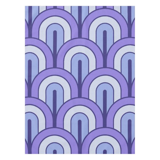 Nappe Retro Gradated Geometric Fan Pattern (Devant)