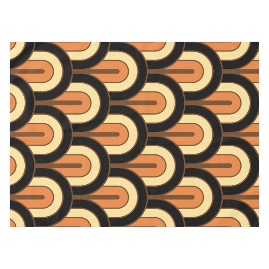 Nappe Retro Gradated Geometric Fan Pattern (Devant (Horizontal))