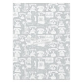 Nappe Retro Grey ou n'importe quel Motif téléphonique co (Devant)