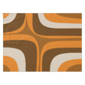 Nappe Retro Groove Mid-Century Motif moderne les années  (Devant (Horizontal))