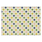 Nappe Retro Groovy Summer Flowers Stems (Devant (Horizontal))