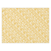 Nappe Retro Jaune ou Hello N'importe quelle couleur Télé (Devant (Horizontal))