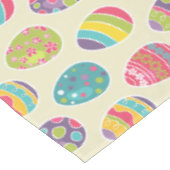 Nappe Rétro jour heureux chic de Pâques d'oeufs de (Angle)