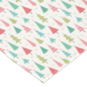 Nappe Retro Joyeux arbres de Noël Fun Motif de vacances (Angle)