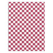 Nappe Retro Magenta White À damiers Table à manger Motif (Devant)