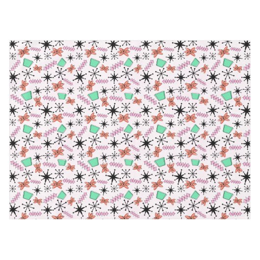 Nappe Rétro MCM rose orange vert noir (Devant (Horizontal))