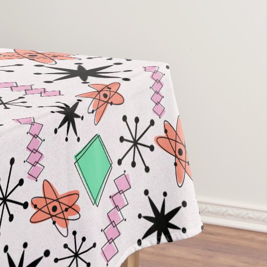 Nappe Rétro MCM rose orange vert noir (In Situ)