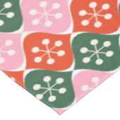 Nappe Retro Mid Mod Atomic Pattern Pink Green Christmas (Angle)