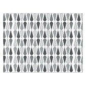 Nappe Retro Midcentury Teardrops Gray (Devant (Horizontal))