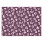 Nappe Rétro modèle floral de Bourgogne (Devant (Horizontal))
