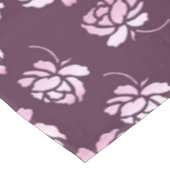 Nappe Rétro modèle floral de Bourgogne (Angle)