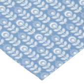 Nappe Rétro motif bleu scandinave (Angle)