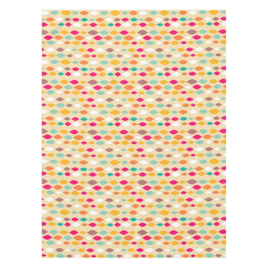 Nappe Rétro motif d'abrégé sur style (Devant)