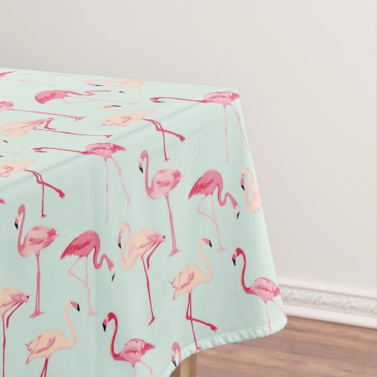 Nappe Rétro motif de Flamant rose (In Situ)