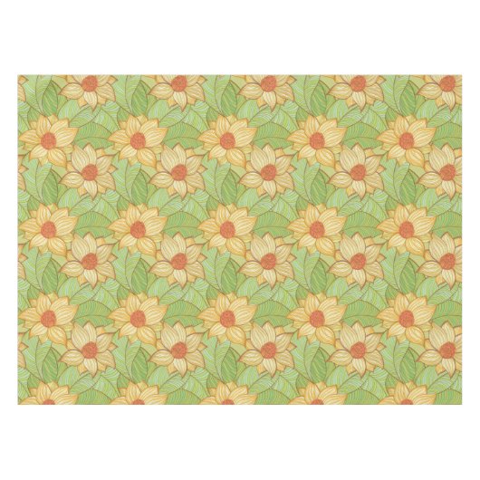 Nappe Rétro motif de magnolia (Devant (Horizontal))