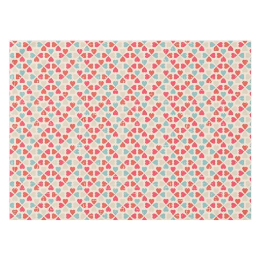 Nappe Rétro motif de Saint-Valentin (Devant (Horizontal))