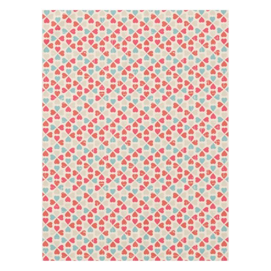 Nappe Rétro motif de Saint-Valentin (Devant)