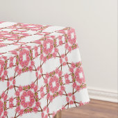 Nappe rétro motif floral (In Situ)