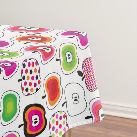 Nappe Rétro motif mignon de pomme (In Situ)