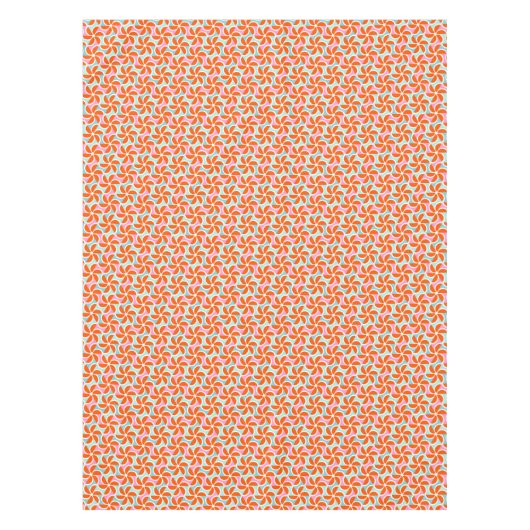 Nappe Rétro motif orange de cale (Devant)