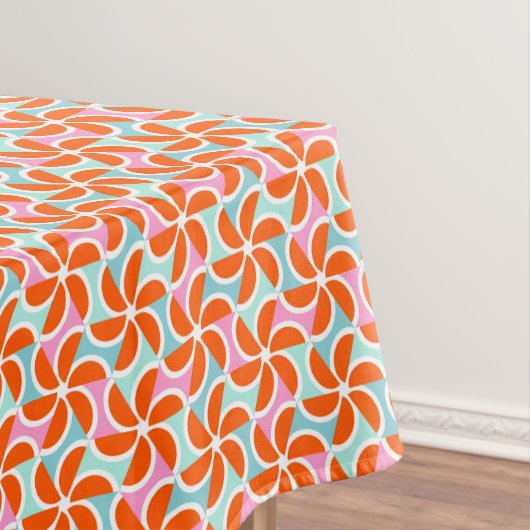 Nappe Rétro motif orange de cale (In Situ)
