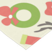 Nappe Rétro Noël coloré mignon (Angle)