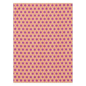 Nappe Retro Pink and Orange Modern Geometric Pattern (Devant)