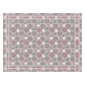 Nappe Rétro, rétro motif, bleu et rose, élégant (Devant (Horizontal))