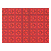 Nappe rétro rouge Trellis (Devant (Horizontal))