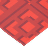 Nappe rétro rouge Trellis (Angle)
