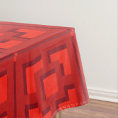 Nappe rétro rouge Trellis (In Situ)