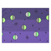 Nappe Retro Space Age Planètes Stars Indigo (Devant (Horizontal))