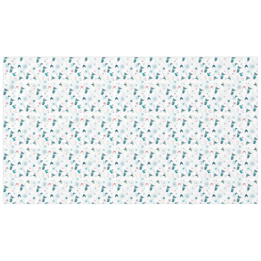 Nappe Retro Un Noël Go-Go (Devant (Horizontal))