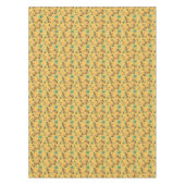 Nappe Retro Vintage Boomerang Spoutnik Jaune Noir (Devant)