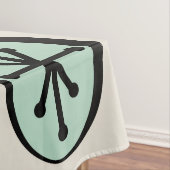 Nappe Retro Vintage Fabriqué Motif Pastels (In Situ)