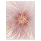Nappe Rêve floral rose doux Fleur d'art fractal Abstrait (Devant)