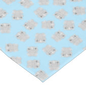 Nappe Rhino fête d'anniversaire bleu (Angle)