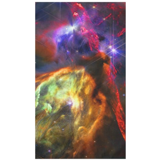 Nappe Rho Ophiuchi Cloud Complex - James Webb NIRCam (Devant)