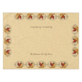 Nappe Rhode Island Red Rooster Yellow Arrière - plan (Devant (Horizontal))