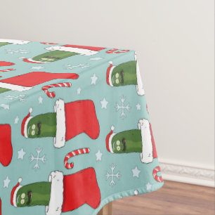 Nappe Rick and Morty   Christmas Pickle Rick Pattern