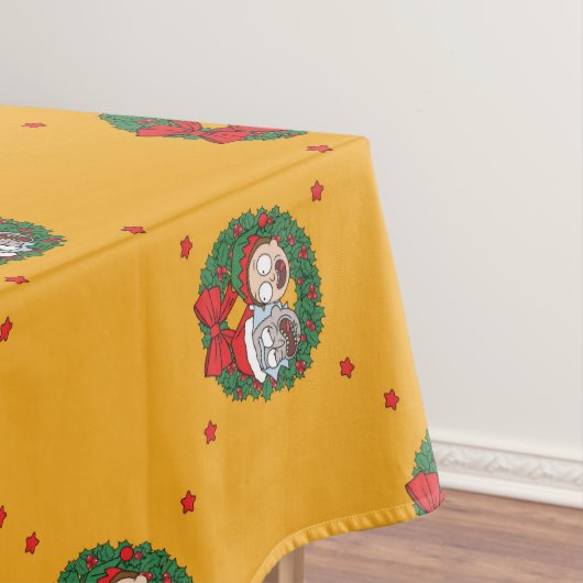 Nappe Rick et Morty | Motif de couronne de vacances (In Situ)
