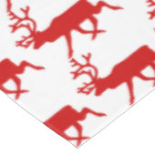 Nappe Rindeer rouge / Silhouette caribou (Angle)
