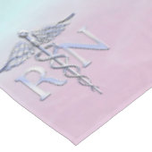 Nappe RN Caduceus Médicale Mère Pearl Décor (Angle)